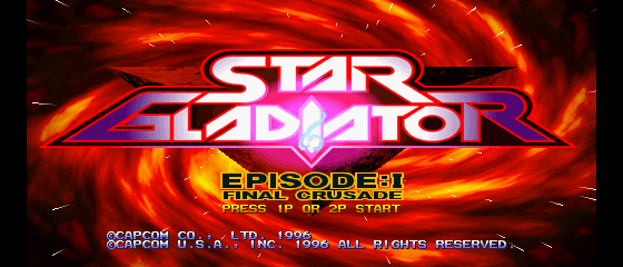 Star Gladiator - Episode 1 - Final Crusade Title Screen